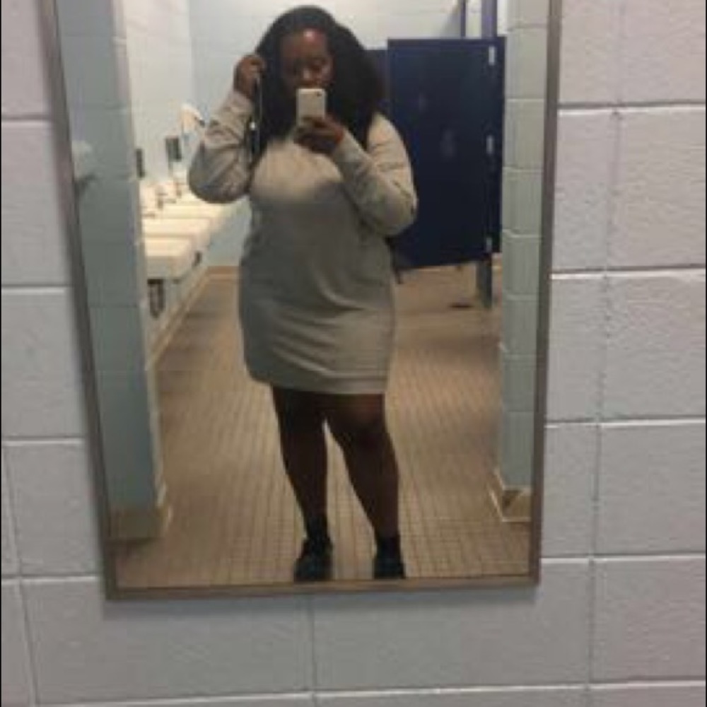 Grey Hoodie Dress
